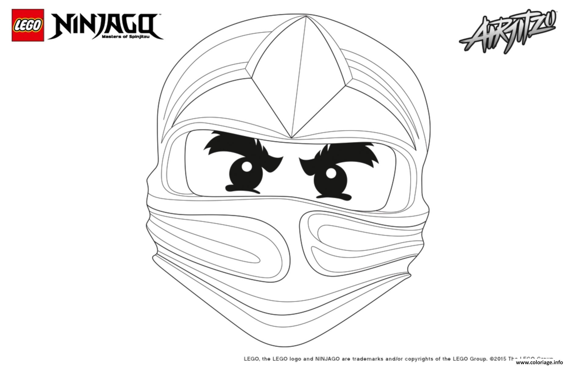 Dessin ninjago lego visage cole  Coloriage Gratuit à Imprimer